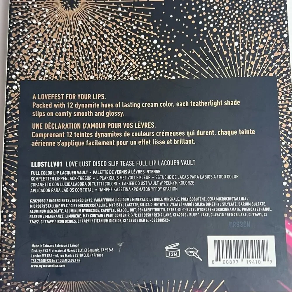 NYX Professional Love Lust Disco Lip Lacquer Set